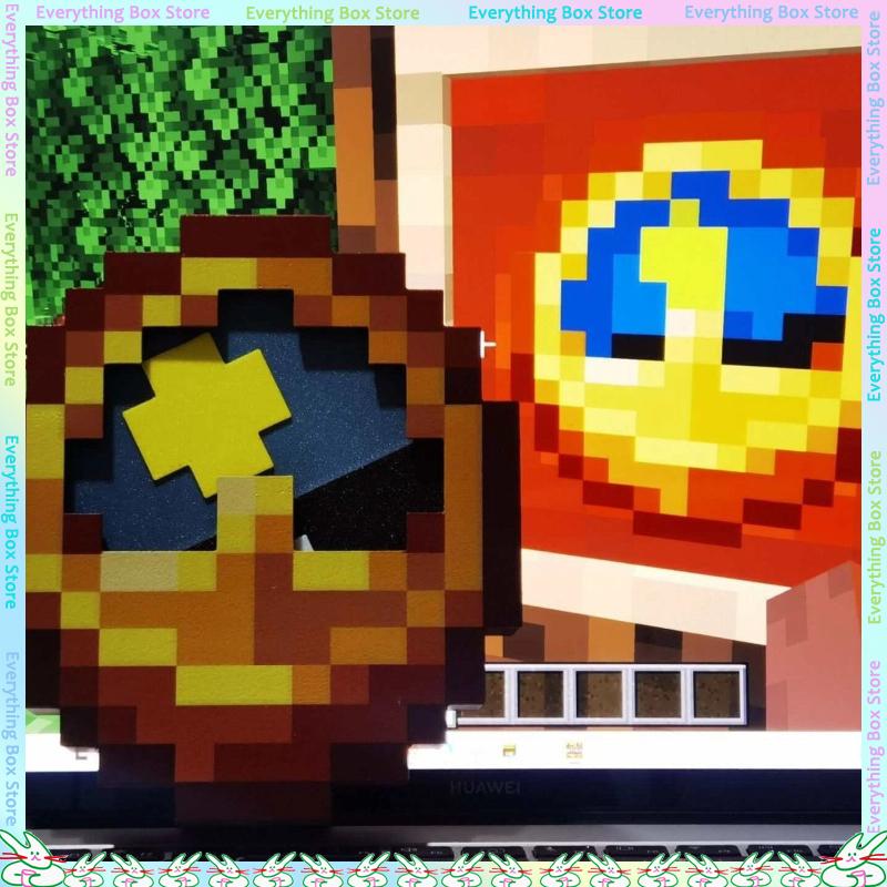 The 3d Pixel Clock Can Swing And Be Used For Desktop Decoration Creative Display Functions For Home Decoration