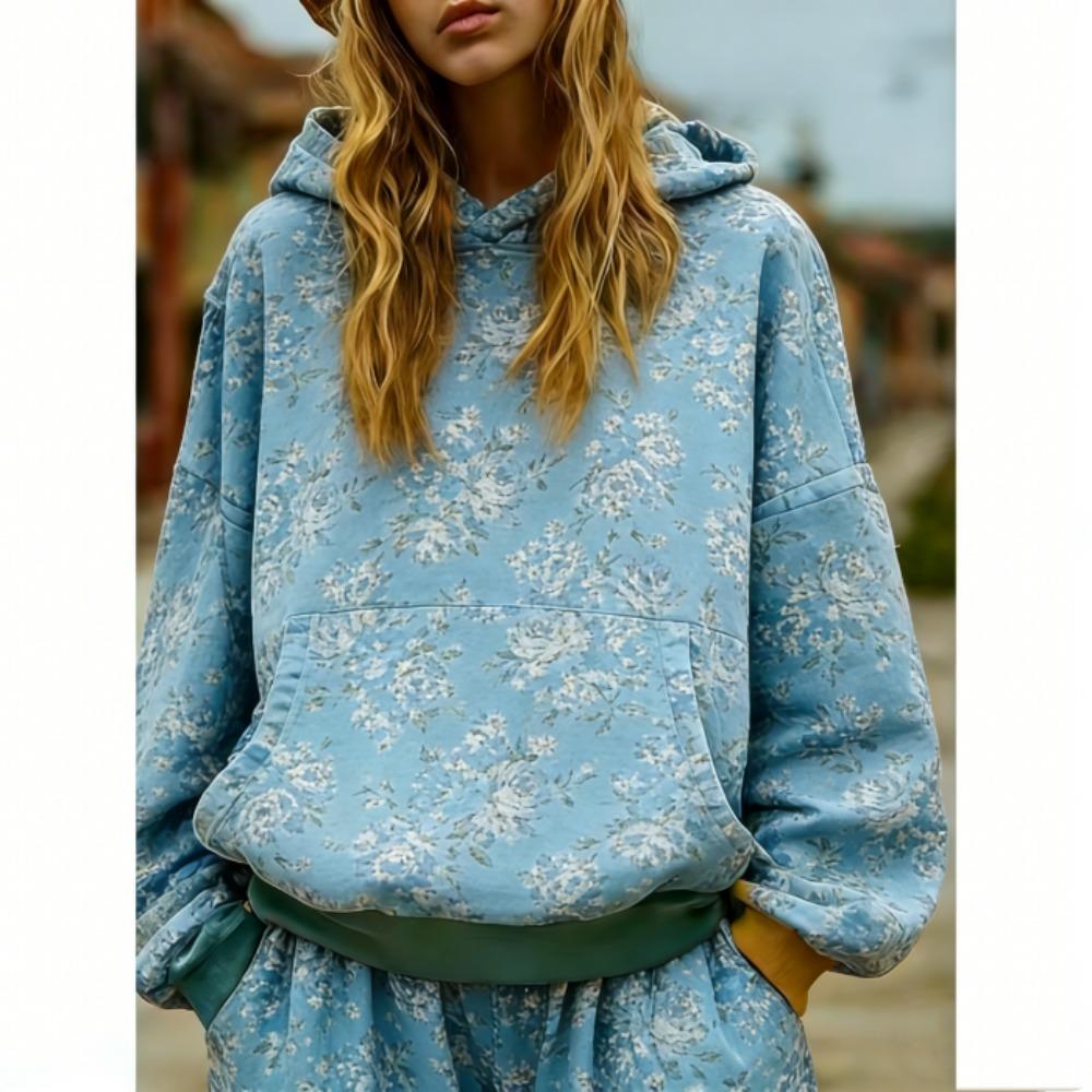 Spring Autumn European American Fashion 3d Print Hoodie Women Bohemia Casual Hoodie Streetwear Sweatshirt Women Clothes Top