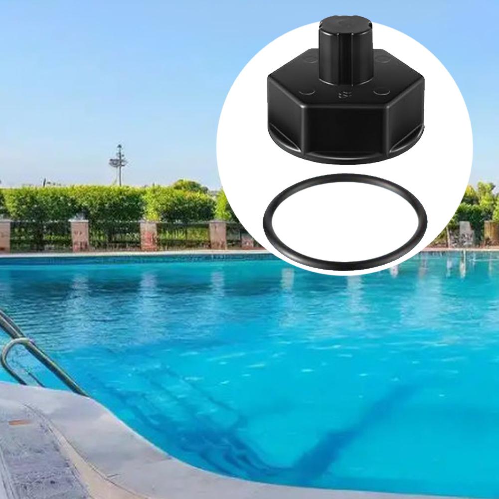 Cover Gasket Kit Pool Filter Drain Cover With Seal Ring For 602-5320 602-5321 806105406750 Replacement Drainage Cover Gasket