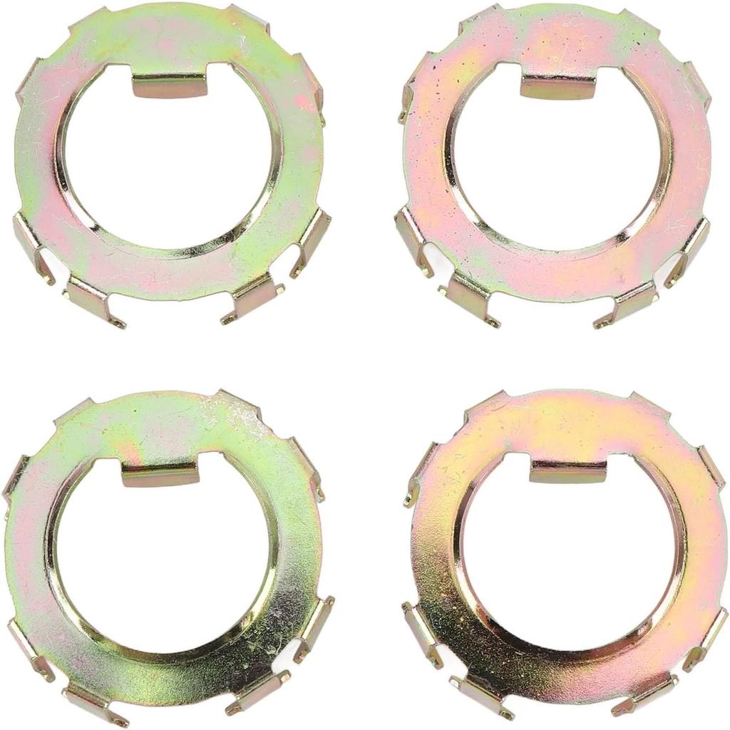 Replacement Trailer Spindle Nut Retainer, Metal Secure Fixation Wheel Spindle Nut Retainer, 4Pcs for EZ Lube Jam Nut 2 8K Dexter Axle, 6 191 6 190,