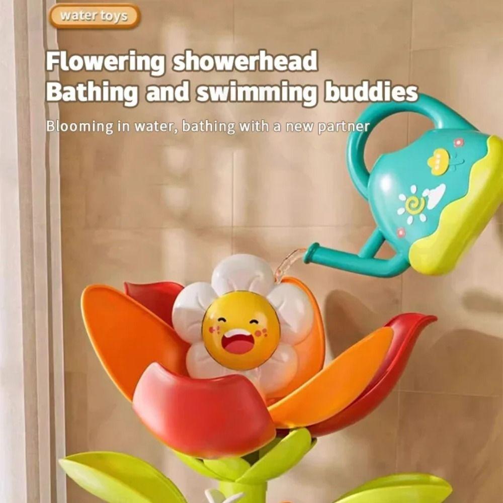 Suction Cup Watering Flowers Bathtub Toy Outdoor Universal Interactive Bath Toy  Outdoor