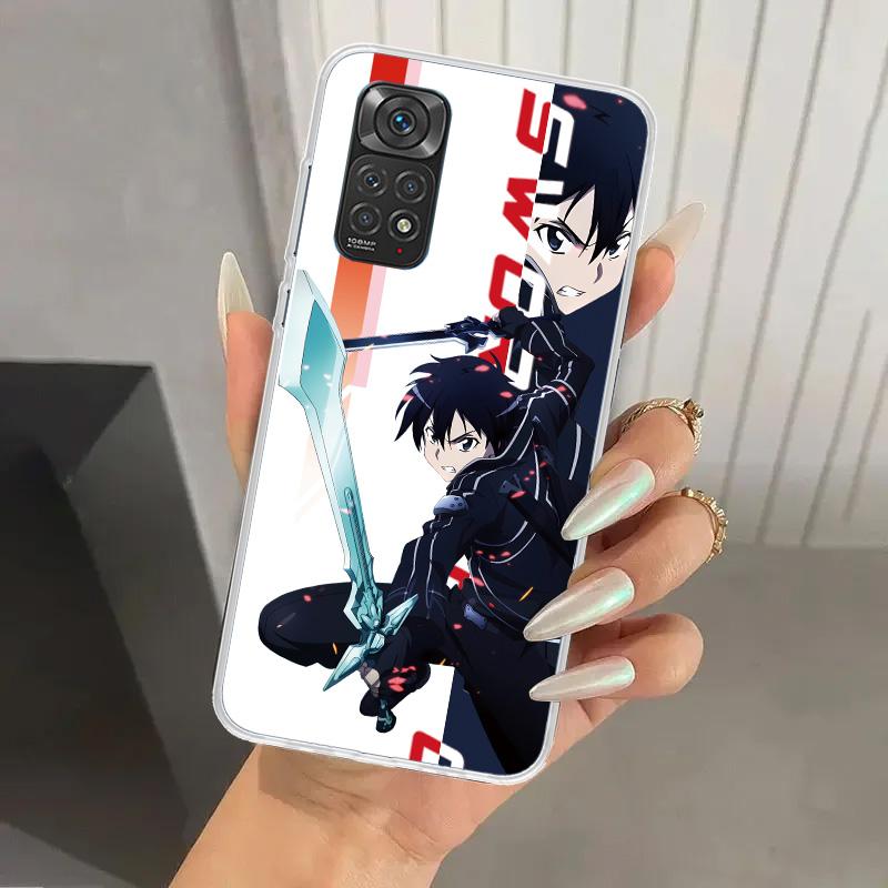 Anime Sword Art Online SAO Phone Case for Xiaomi Redmi Note 15 14 14S 13 12S 12 Pro 11S 11 Plus 11T 11E 10S Soft Funda Print She