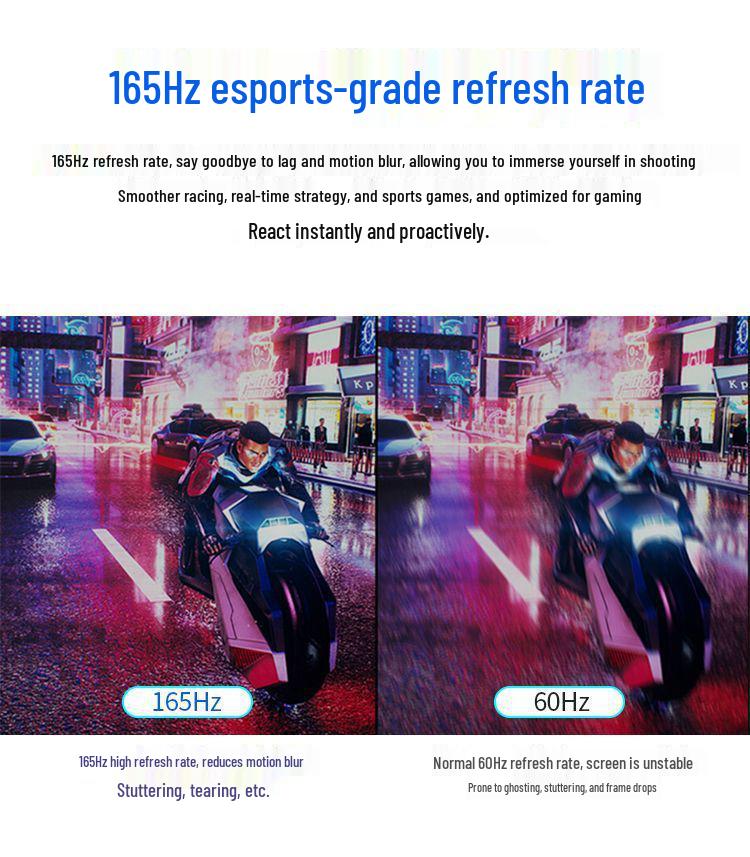 E-Sports 27-Inch HD Curved Monitor, Borderless 5IPS Display