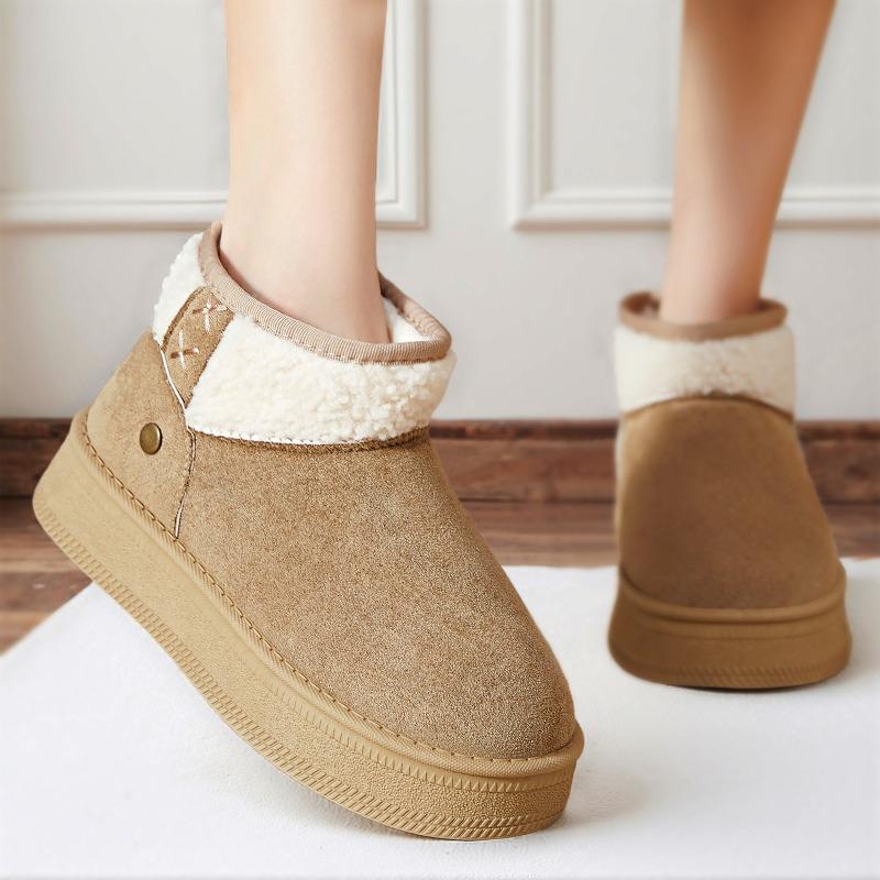 

Хлопковая обувь женская новая теплая зимняя обувь универсальная модная средняя обувь холодостойкая и удобная женская обувь на толстой подошве утепленные хлопковые ботинки 40