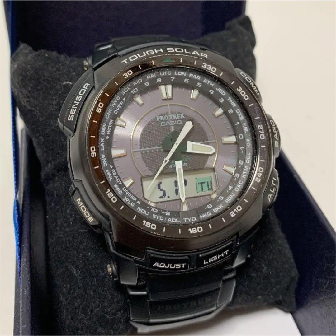 

[USED] Used CASIO Pro Trek radio solar PRW-5100