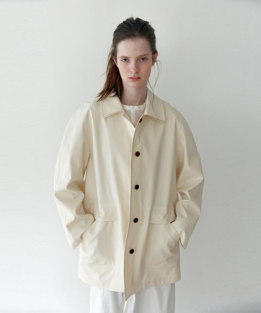The Lille Double Collar Jacket_Butter