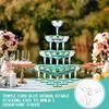 30 Pcs Sage Green 5 oz Plastic Champagne Glasses - Disposable Stackable Stemmed Martini Coupe for Wedding Birthday Halloween Par
