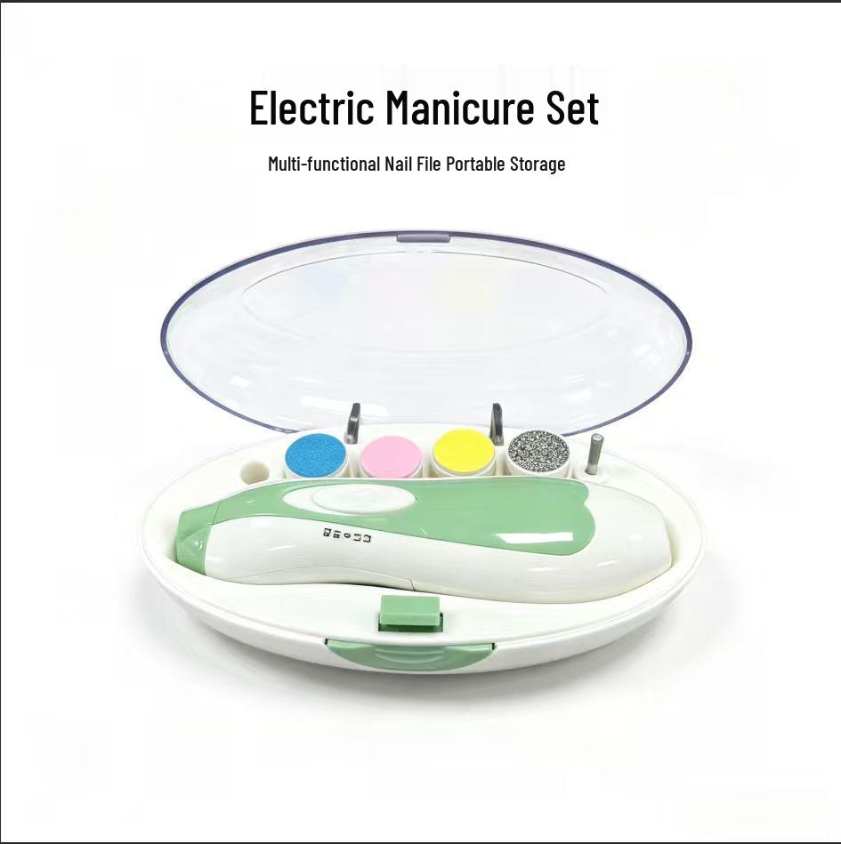 Electric Baby Nail Grinder & Clipper Set for Newborns