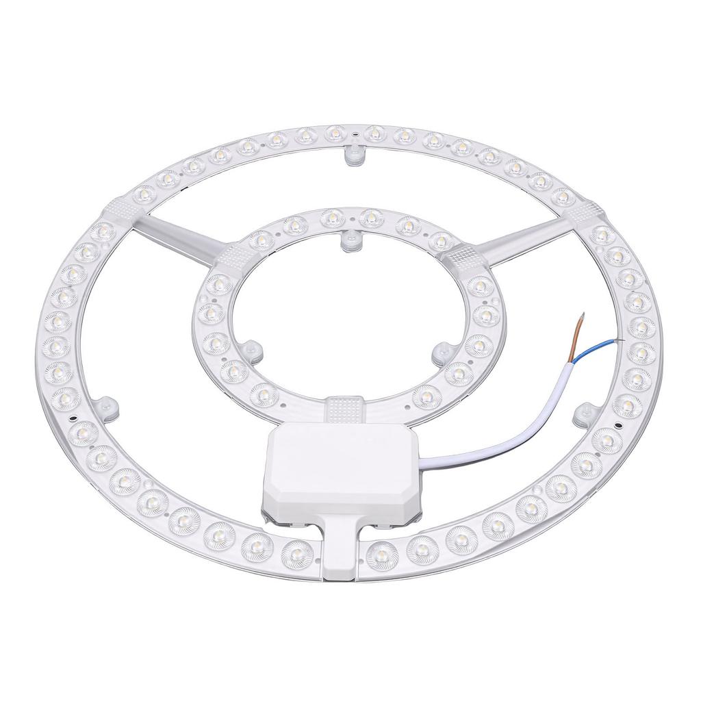 72W Ceiling Light Module Board Round Dual Color Dimmable LED Ceiling Fan Light Replacement Panel for Living Room Bedroom Bathroom