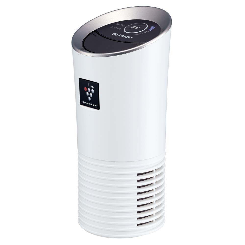 Sharp Plasmacluster Ion Generator, Air Purifier, Car Cup Type, High Concentration 25,000, Deodorizing, White, IG-LC15-W