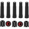 5 Pack Screw-on Valve Cap Stem Extension Extender Adapter + 5 Pack Universal Stem Covers Tire Valve Caps for Auto Car Wheel Bike Truck Motorcycle SUV