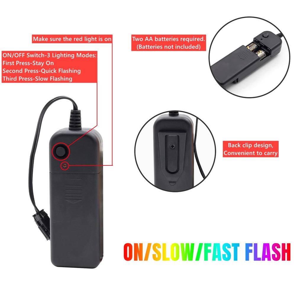 Electroluminescent EL Panel DIY EL Backlit Cuttable Paper Lamp for Holiday and Warning 10cm x 10cm Light, Decorations, Cosplay, Signs,