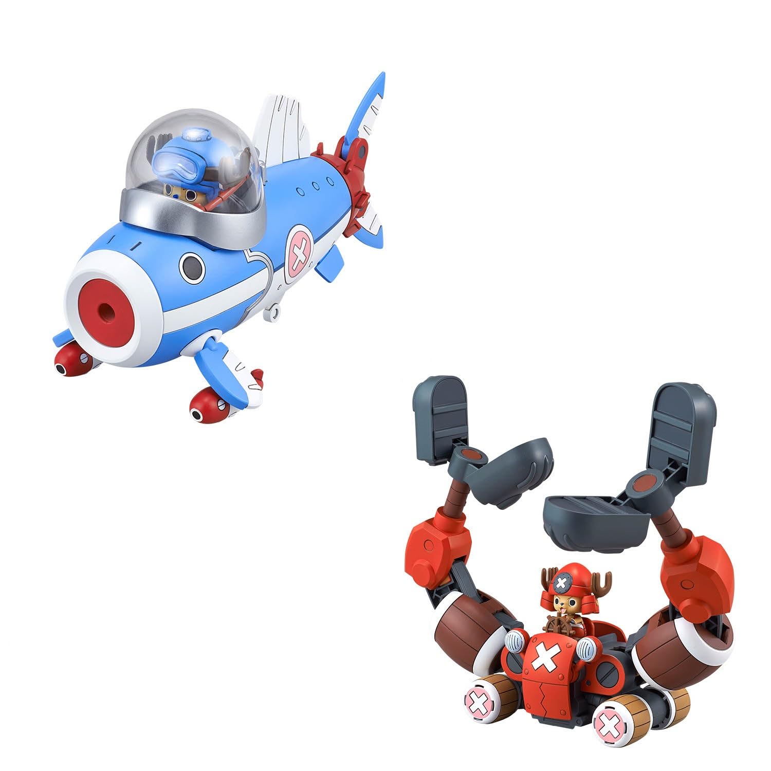 

BANDAI SPIRITS ONE PIECE Chopper Robo 3 5 Подводная лодка Chopper пластиковая модель Нет. & Нет. (Вертолет и кран) Цветовая кодировка