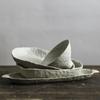 Ru Han Japanese Style Triple Compartment Ceramic Serving Dish