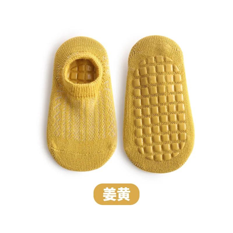 Summer Baby Socks Boys Girls Candy Solid Color Ankle Short Socks Toddler Thin Soft Breathable Indoor Non-slip Floor Sock