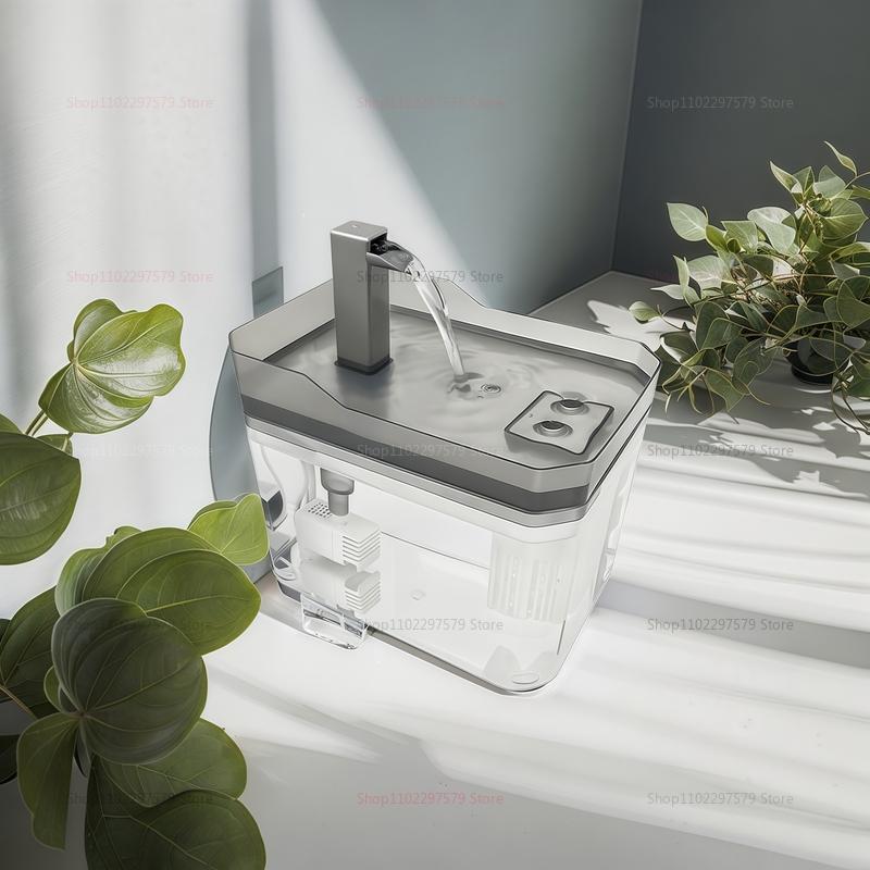 1.5L Cat Water Fountain Auto Filter USB Pet Drinking Dispenser Live Water Circulation Eco-Friendly Quiet for Cats and Small Dogs