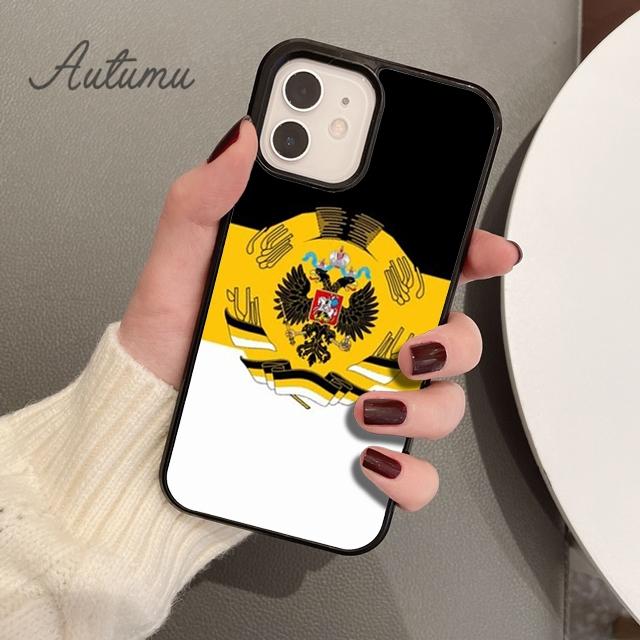 Russian Flag Coque Shell Phone Case for iPhone 11 12 13 14 Pro Max Mini X XR XS SE 2020 6S 7 8 Plus Samsung Galaxy S21 S22 Cover