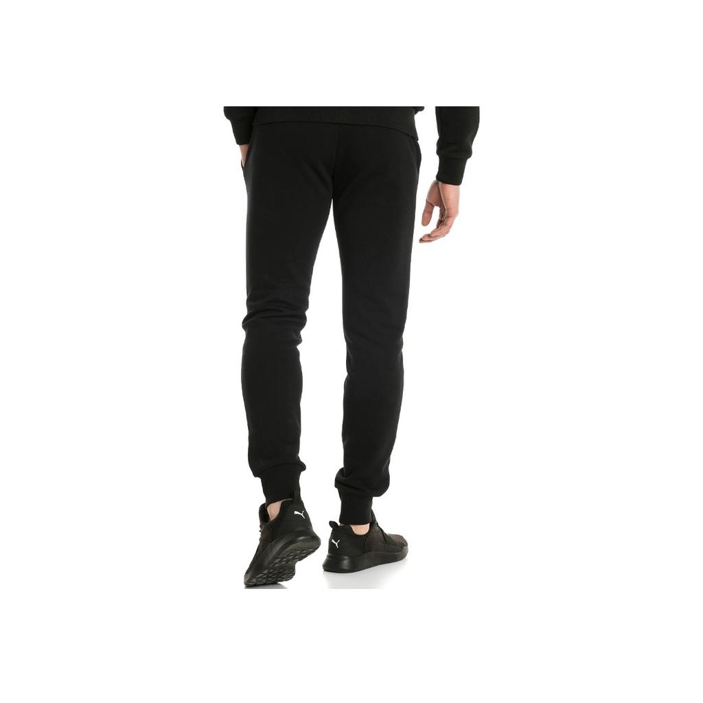 Puma Casual Logo Knit Joggers Men Bottoms Black 851753-01
