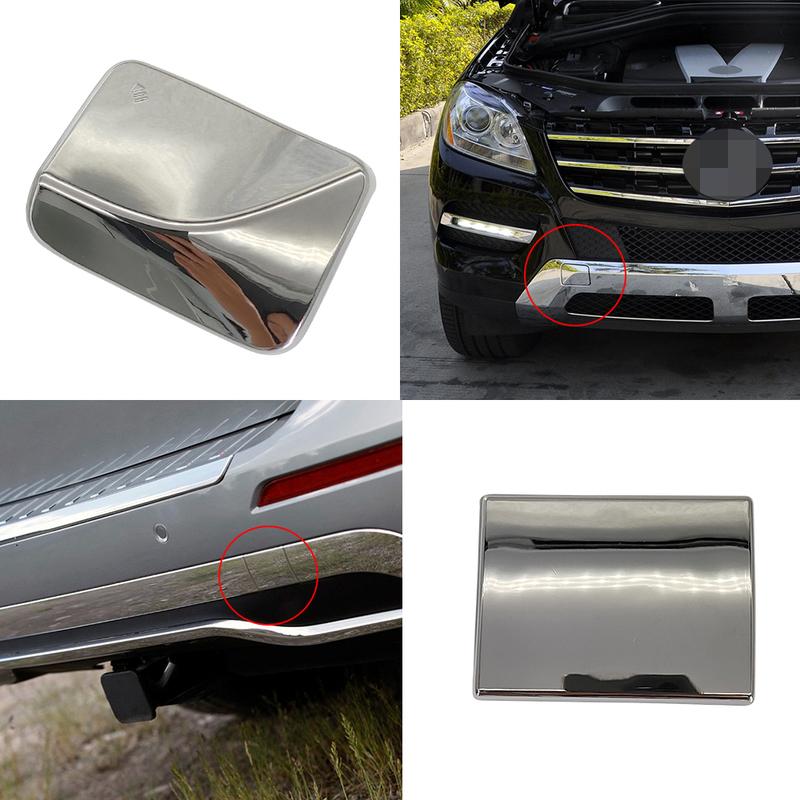 For Mercedes Benz ML Class W166 Front And Rear Tow Hook Cover Plate Front And Rear Bumper Trailer Hole Cover 2012-2015