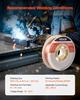 Solid MIG Welding Wire, ER70S-6 0.6mm 4.5kg, Low Spatter Mild Steel Welding Wire with High Deoxidizers for All-Position Gas Shielded Welding