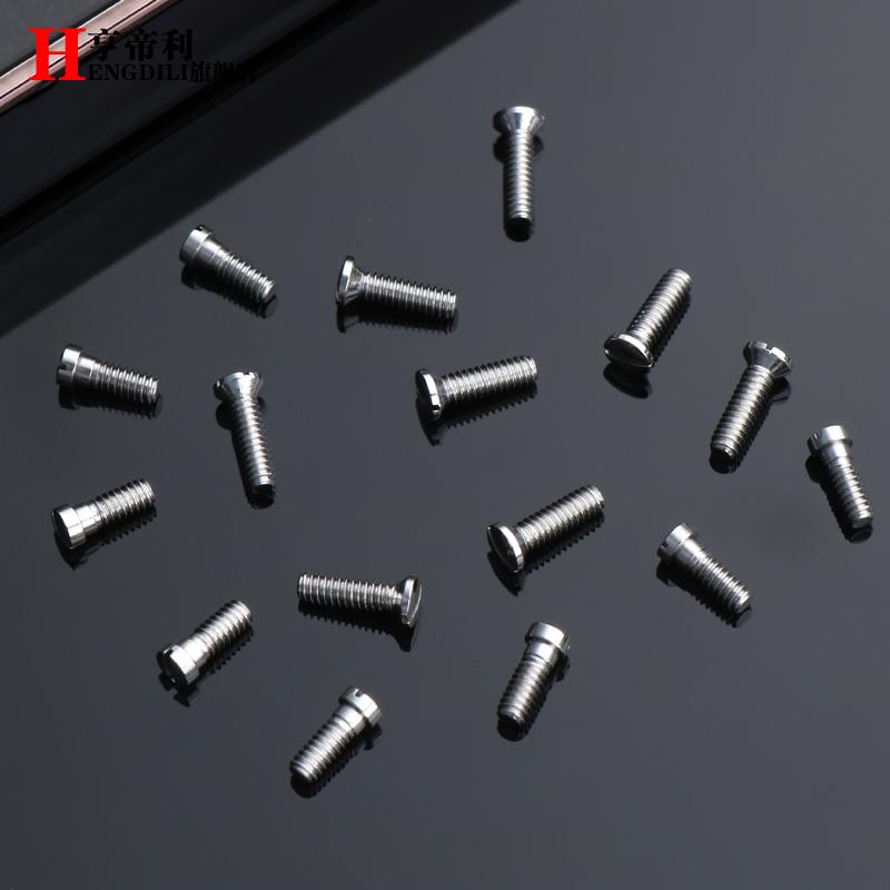 For Cartier Santos 100 Solid Stainless Steel Screw Men Women Watch Screw Sandoz Face Cover Bottom Cover Screw Metal Accessories