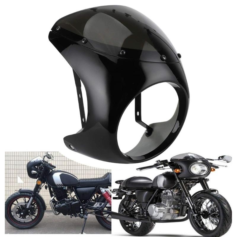 Motorcycle Headlight Windshield Wind Deflector Replacement Windshield Fairing Motorbike Accessories Easy Installation
