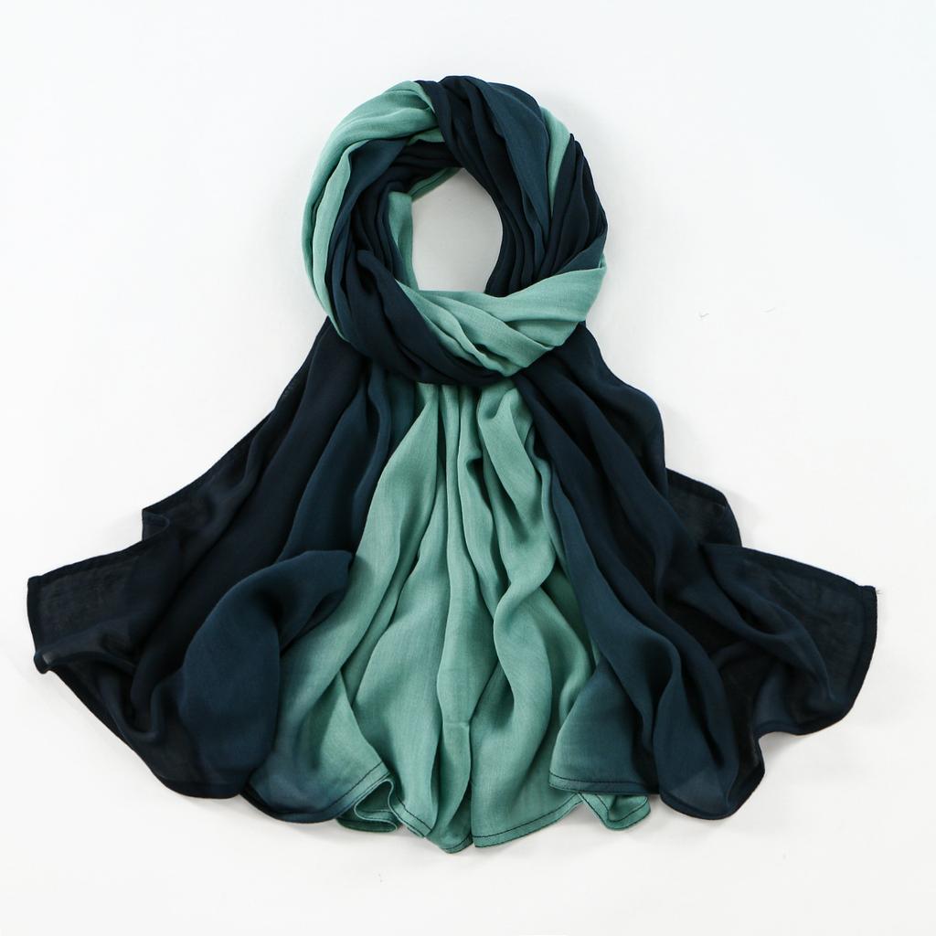 Daily Hijab Comfortable Headscarf Modest Casual Wrap Soft Cotton Blend Material Breathable Lightweight Non-Slip Full Coverage