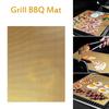 2/4/5pcs Reusable Non-stick BBQ Grill Mat Golden BBQ Grill Mat Copper Kitchen Cooking Sheets Baking Mat Oven(golden)Easy Clean