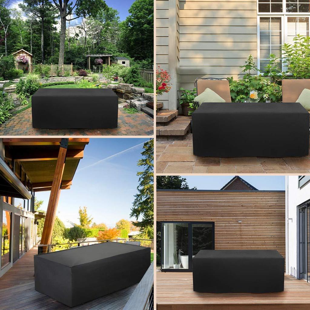 Waterproof 210D Oxford Outdoor Furniture Cover for Table and Chairs