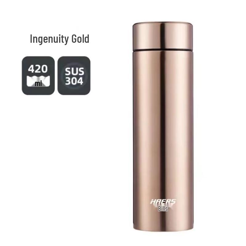 HAERS 304 Stainless Steel Portable Thermos Bottle 420ml