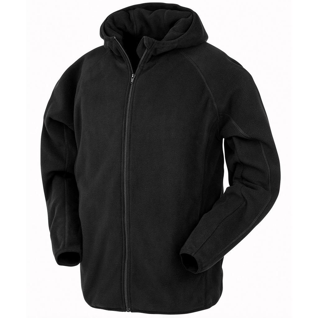 Result Genuine Recycled Mens Microfleece Recycled Full Zip Hoodie