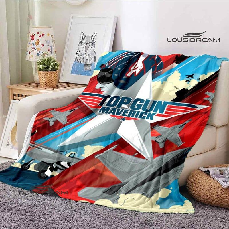 Classic Movie Top Gun Blanket Children's warm and beautiful blanket soft and comfortable blanket birthday gift
