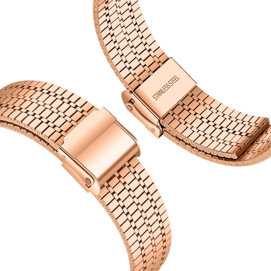 Pasek do zegarka Apple Watch Series 40 mm 42 mm 44 mm 38 mm Luksusowy pasek do zegarka ze stali nierdzewnej do zegarka iWatch Ultra 9 8 7 6 5 4 3 2 1 SE Pasek ze składanym zapięciem 49 mm