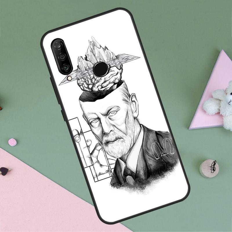 Sigmund Freud For Huawei P40 P20 P30 Lite P60 Pro Nova 10 9 SE 5T 12i 12s 11i Y91 Y90 Y60 Y70 Y72 Y61 Case