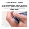 1.7M/5.6Ft Length Car Windshield Cowl Rubber Seal Strip H-Shape Profile Rubber Auto Front Rear Windshield Seal All Weather