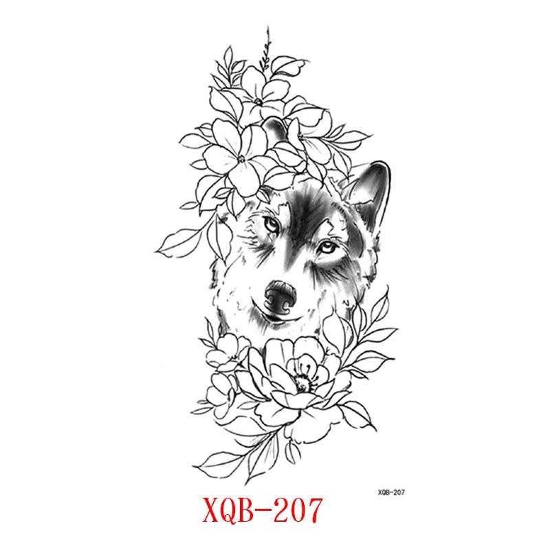 Small Full Arm Tattoo Stickers, Flower Letters, Animal Tattoo Stickers Stickers Tattoo