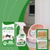 Cat Litter Box Cleaner, Pet Toilet And Cleaning Liquid, Cat Products, Mild Ingredients, Quickly Deodorizes And Cleans Dirt,474ML