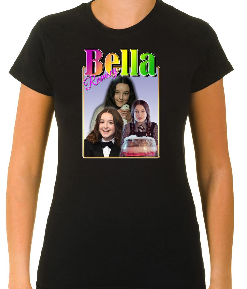 Bella Ramsey Homage 3/4 Short Sleeve T Shirt Women G599