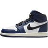 Air 1 Retro High OG PS Midnight Navy Scarpe da Ginnastica per Bambini Blu Nero Bianco FD1412-401