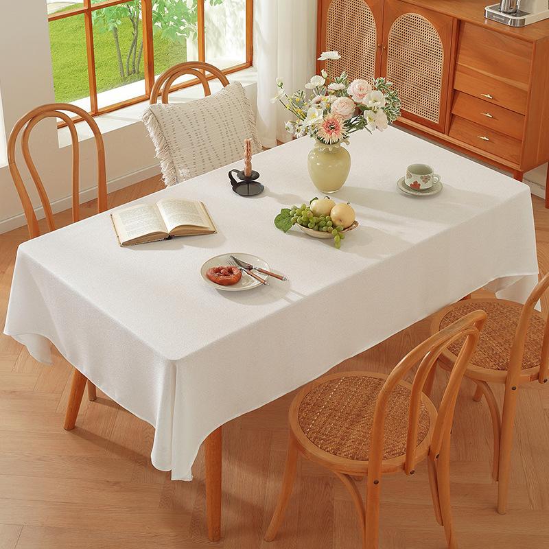 

American Embroidered Plaid Imitation Cotton And Linen Striped Table Cloth High-End Household Coffee Table Plaid Striped Tablecloth 60*60cm
