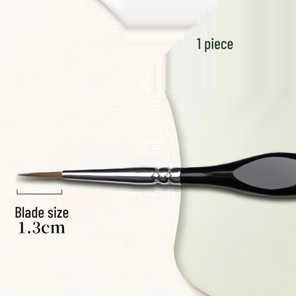 Set Pennelli Liner Triangolari Pelo di Lupo - Set da 11 Pezzi Pennelli Ultra-fini in Nylon per Acquerello e Contornatura