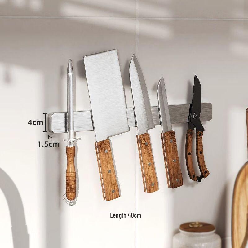 Punch-Free Magnetic Wall Knife Holder