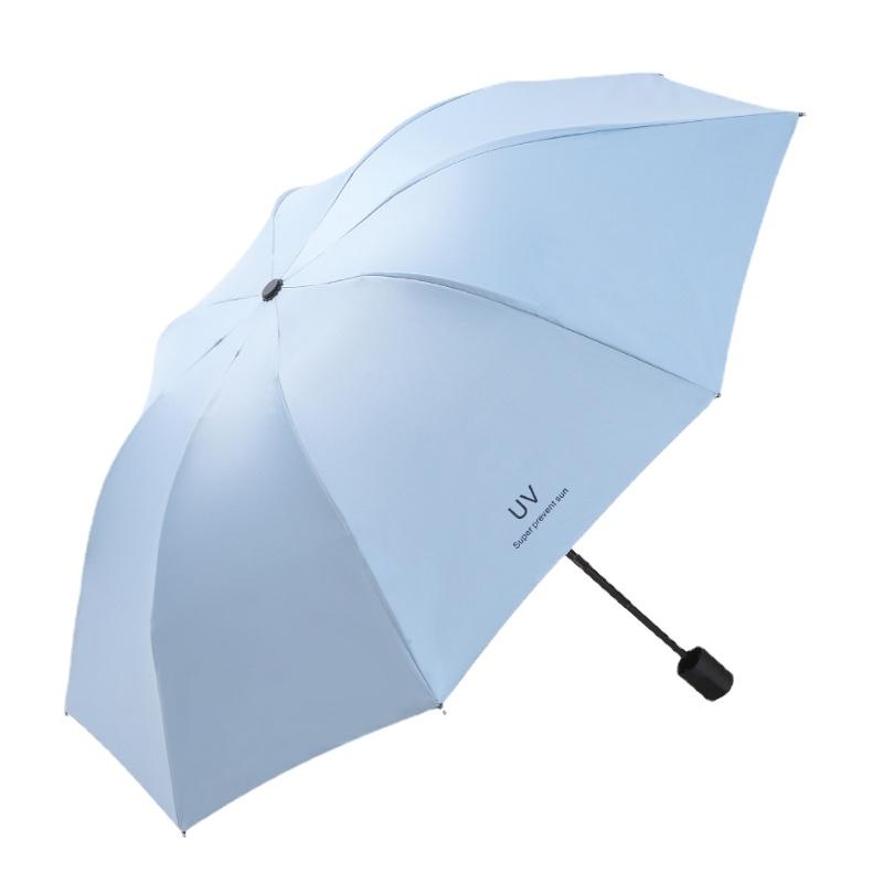 Clear Umbrella Female Folding Dual-use Sun Umbrella Large UV Female