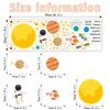 Cosmic Planet Wall Stickers Space Planet Rocket Astronaut Kindergarten Wall Decoration Children's Wall Stickers