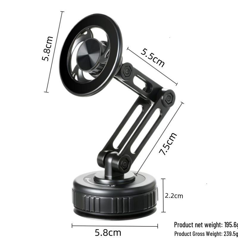 2025 Magnetic Car Phone Holder with Vacuum Suction Cup