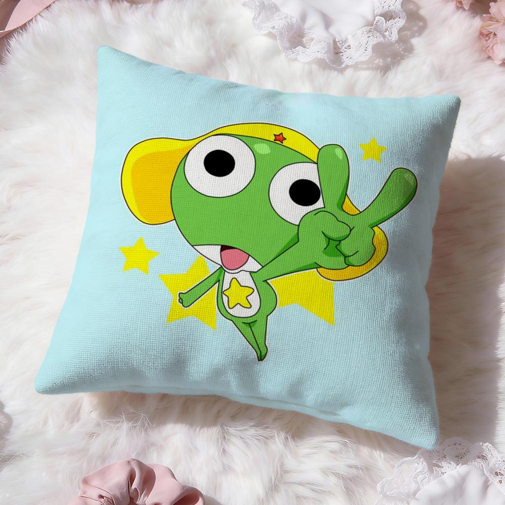 K-Keroro Sergente. Copricuscino FrogS Comfort Premium Copricuscino Reversibile - Design Due in Uno per Qualsiasi Stanza e Interno Auto
