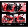 1/32 HONDA CIVIC TYPE R Alloy Sports Car Model Diecasts & Toy Vehicles Metal Car Model Sound and Light Collection Kids Toy Gift