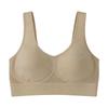 Zeriluna Breathable Mesh Rhinestone Sports Bra Shockproof wide shoulder straps, comfortable fit, seamless inner tank top