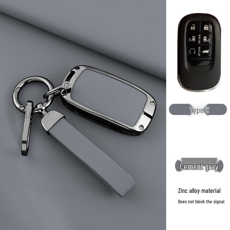 Stylish Metal Car Key Case for XRV, Fit, Vezel, URV, Fengfan, Xiangyu - Personalized Luxury Remote Shell Cover