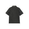 New Nike Men's Woven Casual Basketball Short-Sleeve Shirt Black FB7043-010